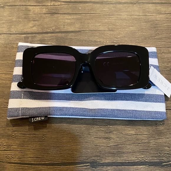 J. Crew Oversized Rectangle Sunglasses - Picture 9 of 11